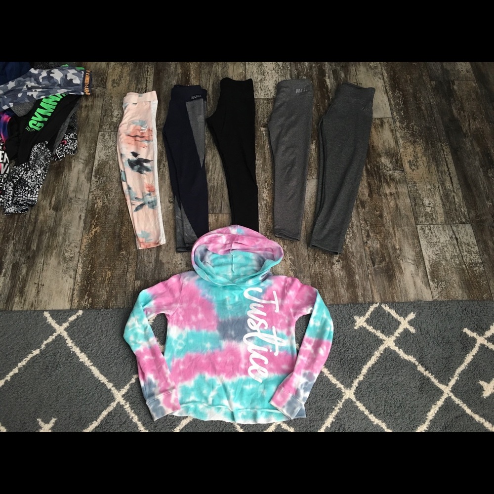 Bundle of girls active clothing